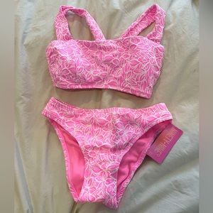 NINETY-NINE DEGREES SWIMWEAR - the perfect pink flora swimsuit